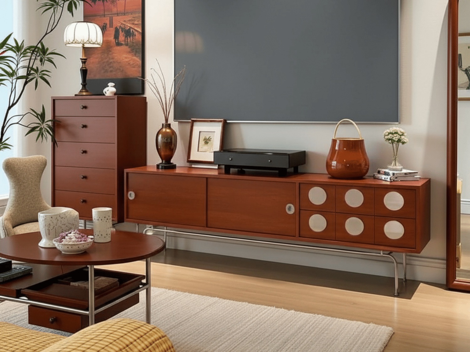 The Koda Walnut Media Console 相册图 #2 resized