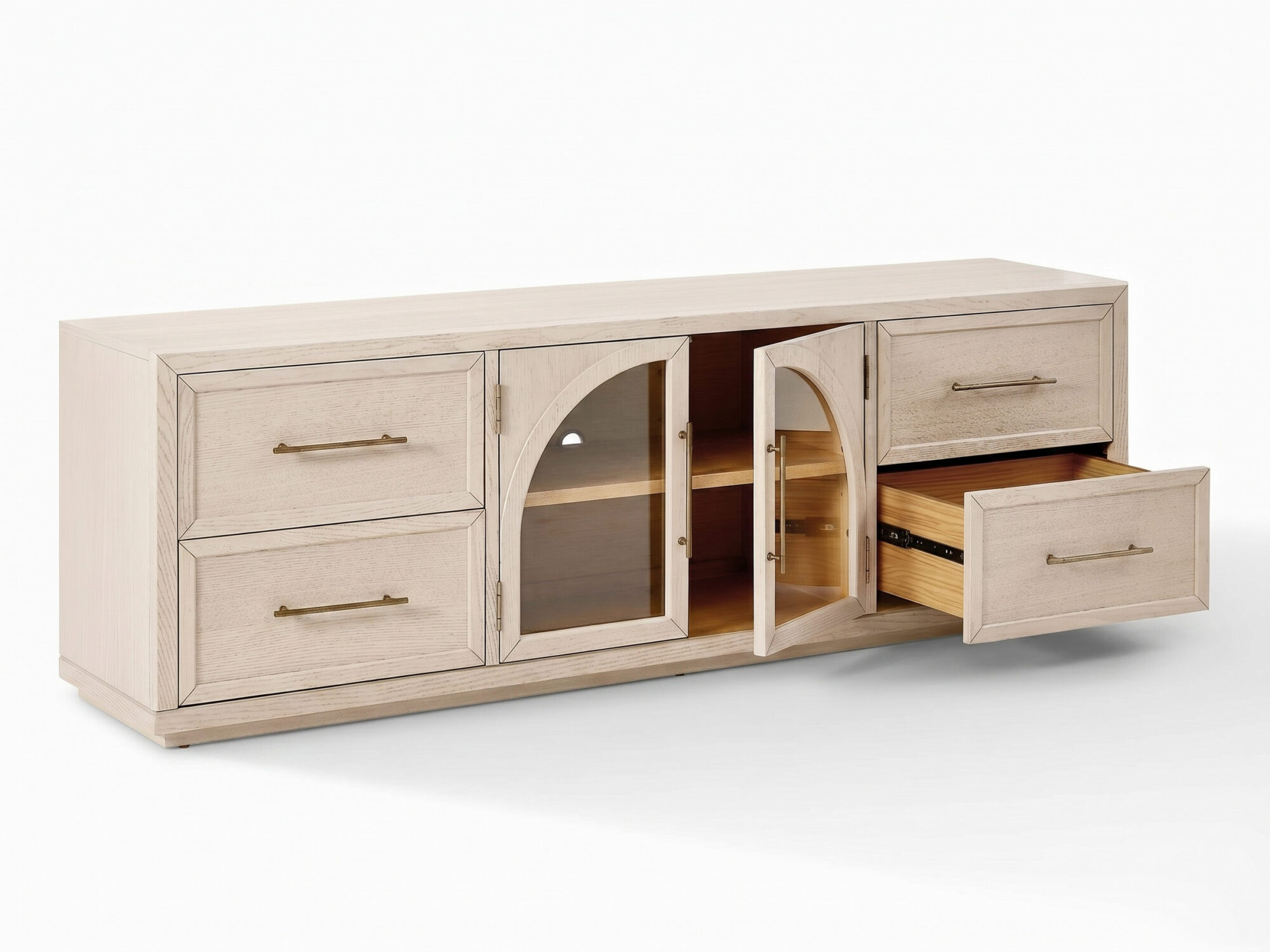 Valborg Solid Oak Media Console 相册图 #106 resized