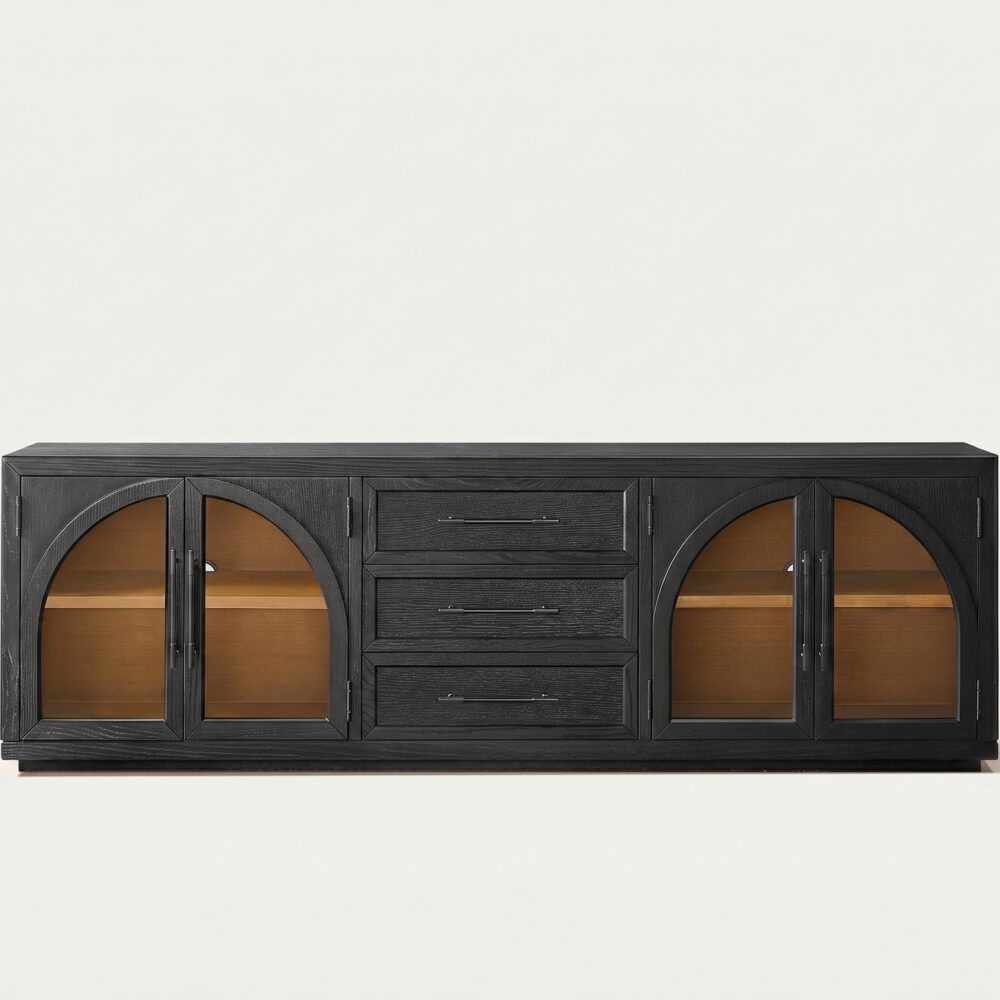 Valborg Solid Oak Media Console 相册图 #12 resized