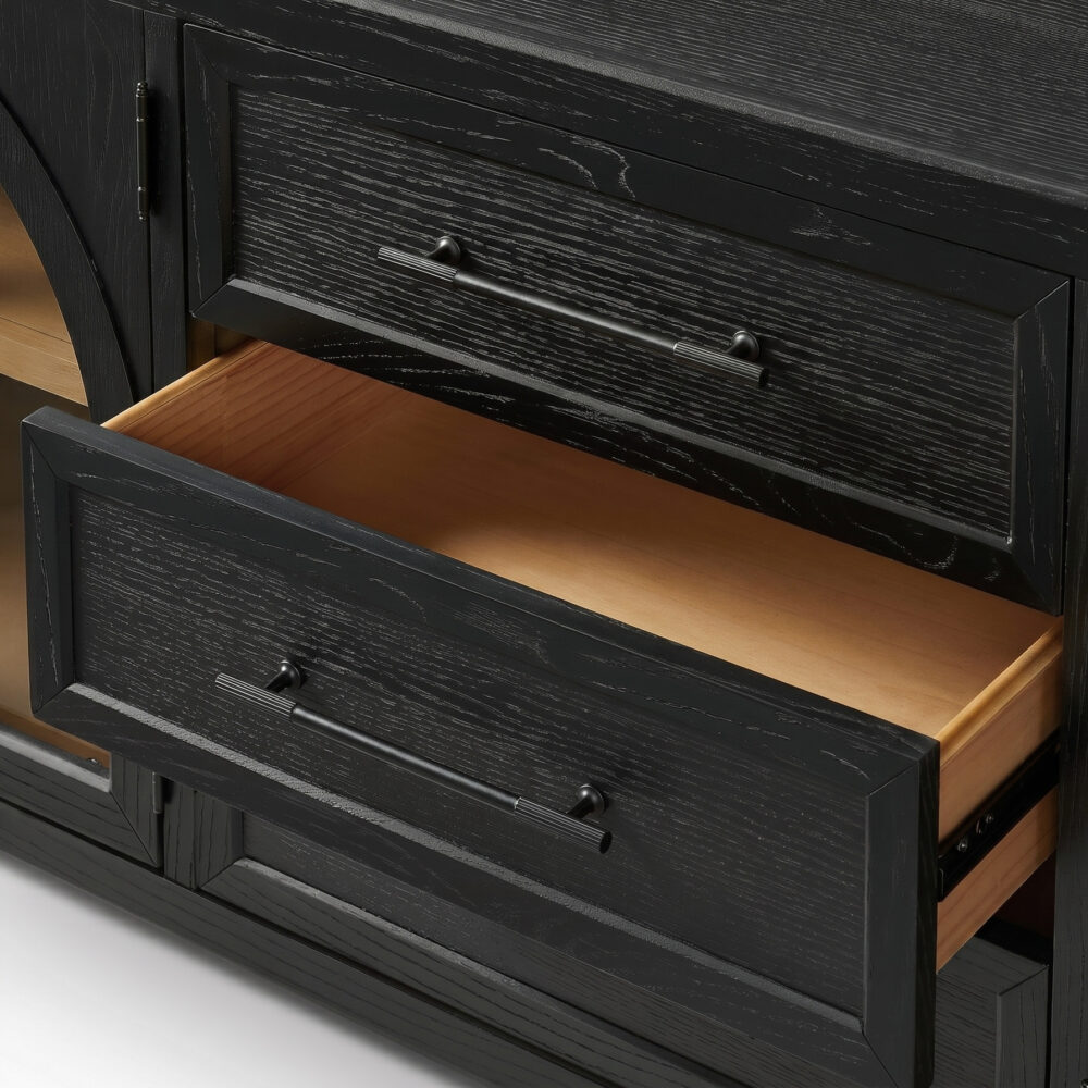 Valborg Solid Oak Media Console 相册图 #16 resized