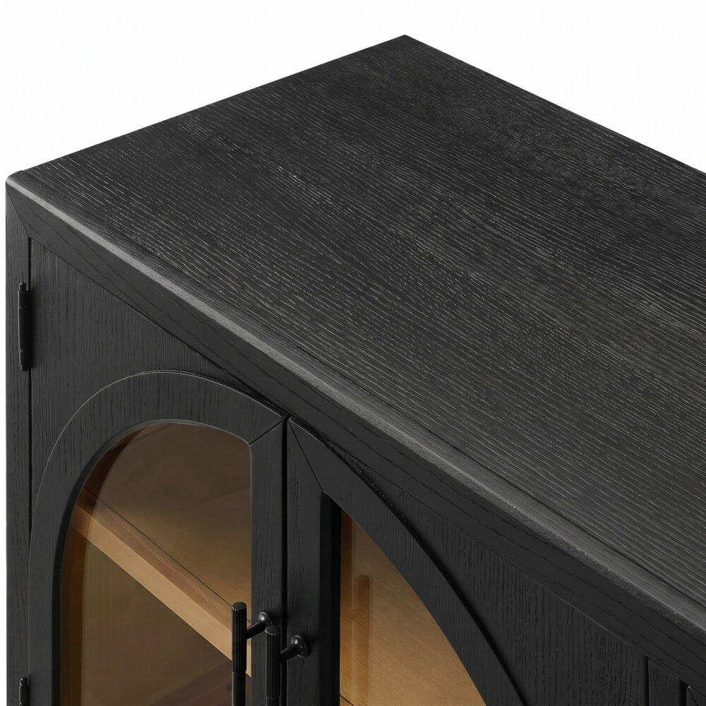 Valborg Solid Oak Media Console 相册图 #17 resized