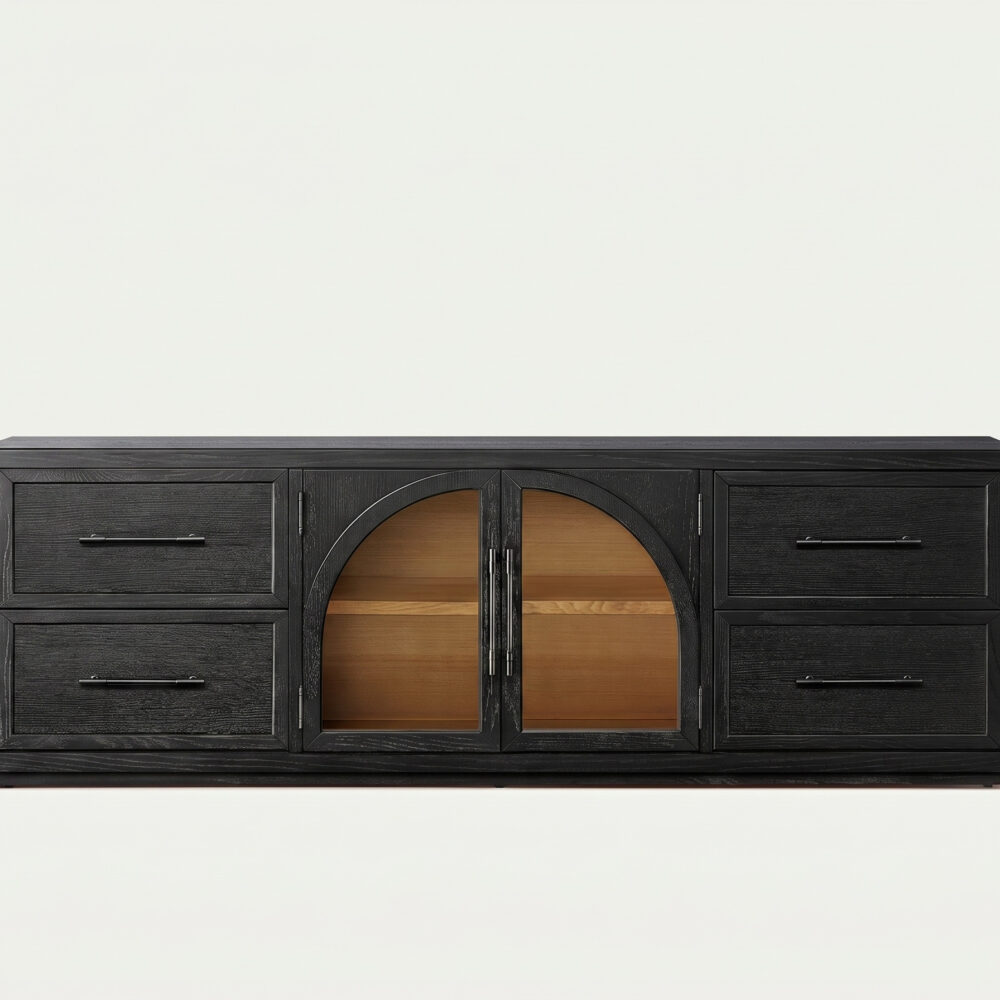 Valborg Solid Oak Media Console 相册图 #21 resized