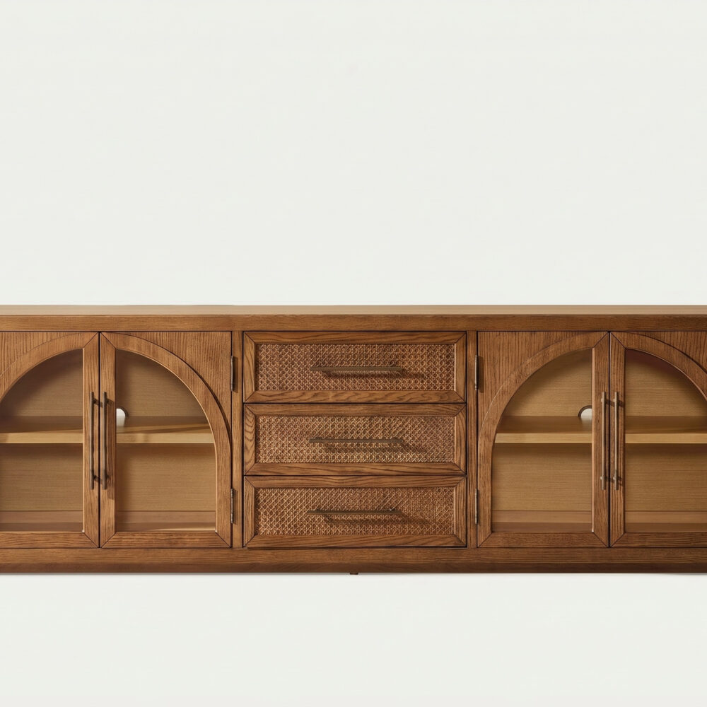 Valborg Solid Oak Media Console 相册图 #27 resized