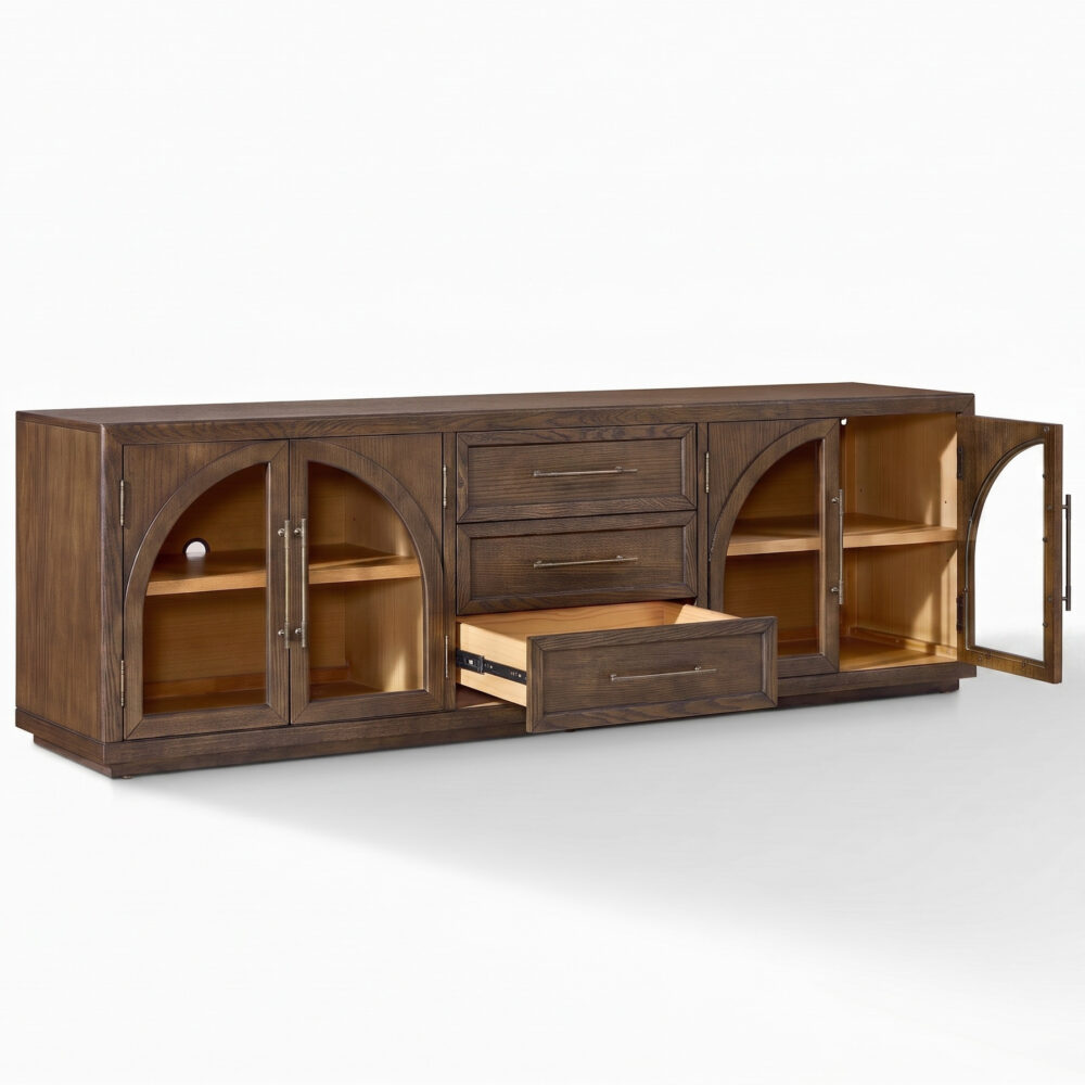 Valborg Solid Oak Media Console 相册图 #42 resized