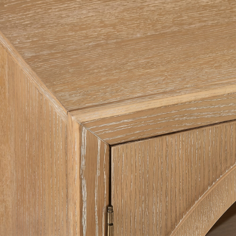 Valborg Solid Oak Media Console 相册图 #5 resized