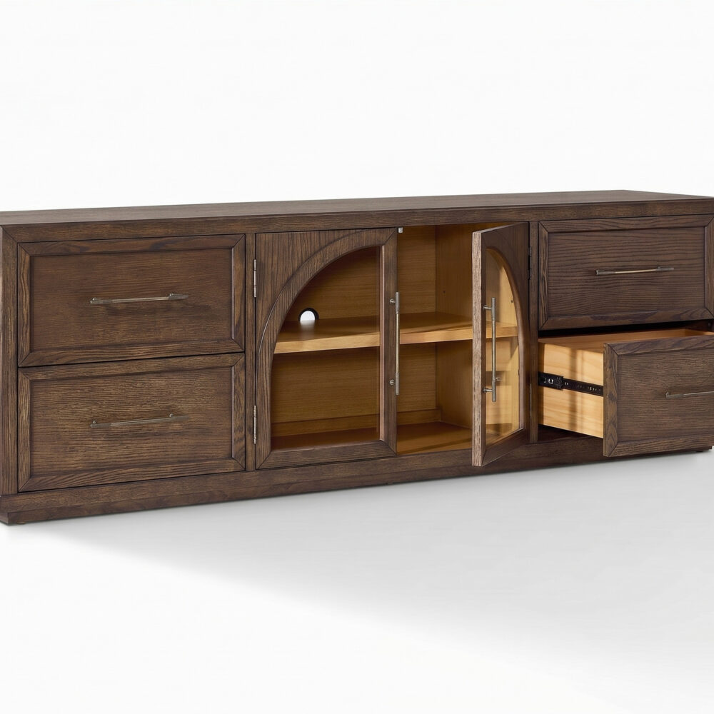 Valborg Solid Oak Media Console 相册图 #52 resized