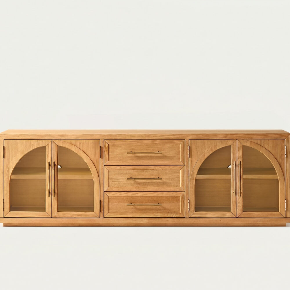 Valborg Solid Oak Media Console 相册图 #55 resized