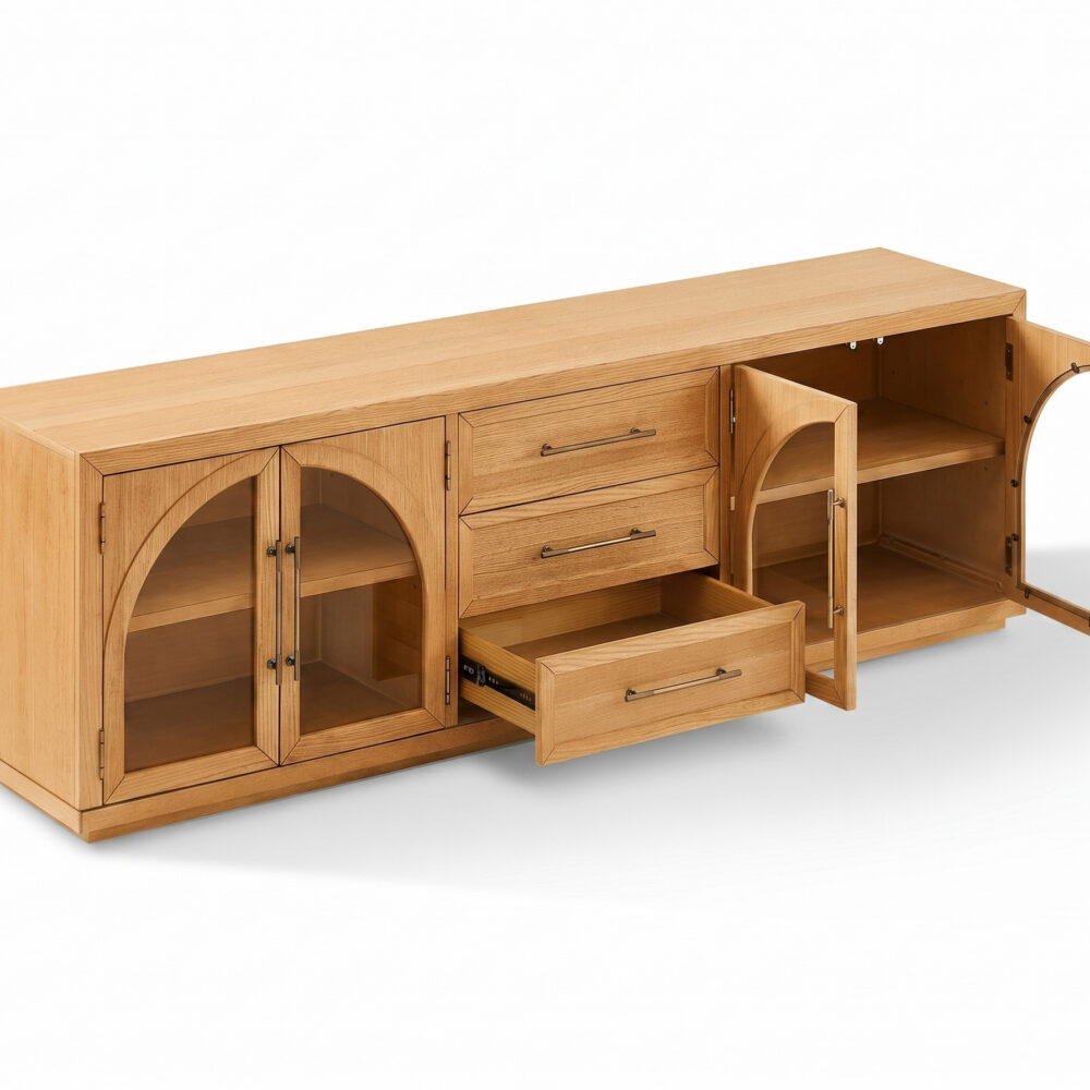 Valborg Solid Oak Media Console 相册图 #61 resized
