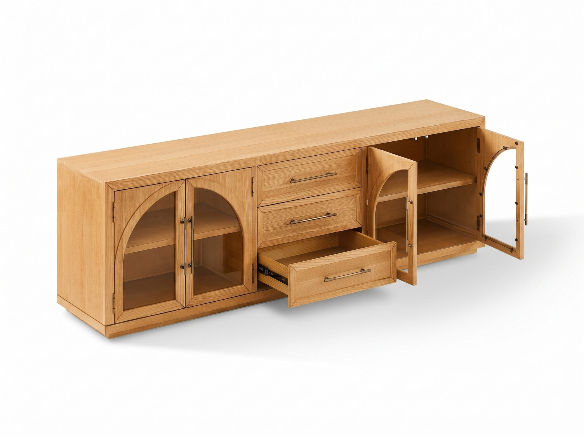 Valborg Solid Oak Media Console 相册图 #61 resized