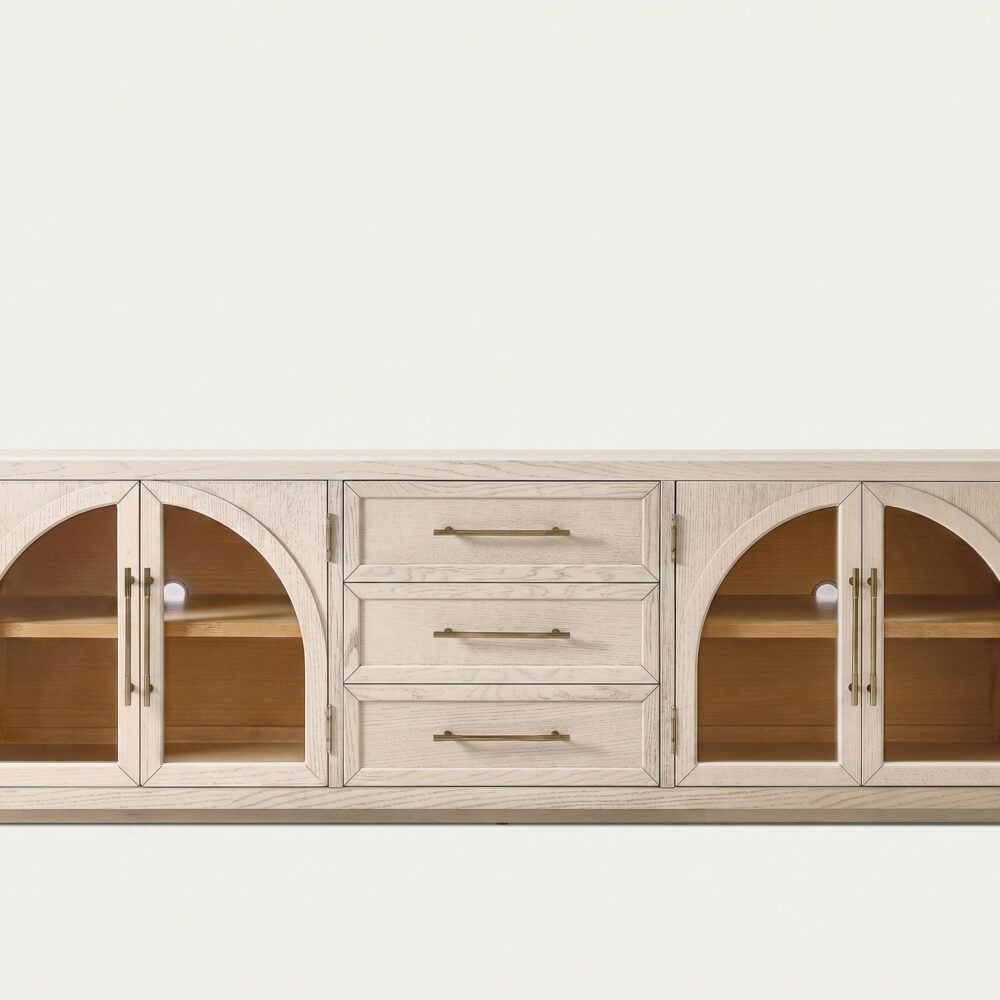 Valborg Solid Oak Media Console 相册图 #90 resized