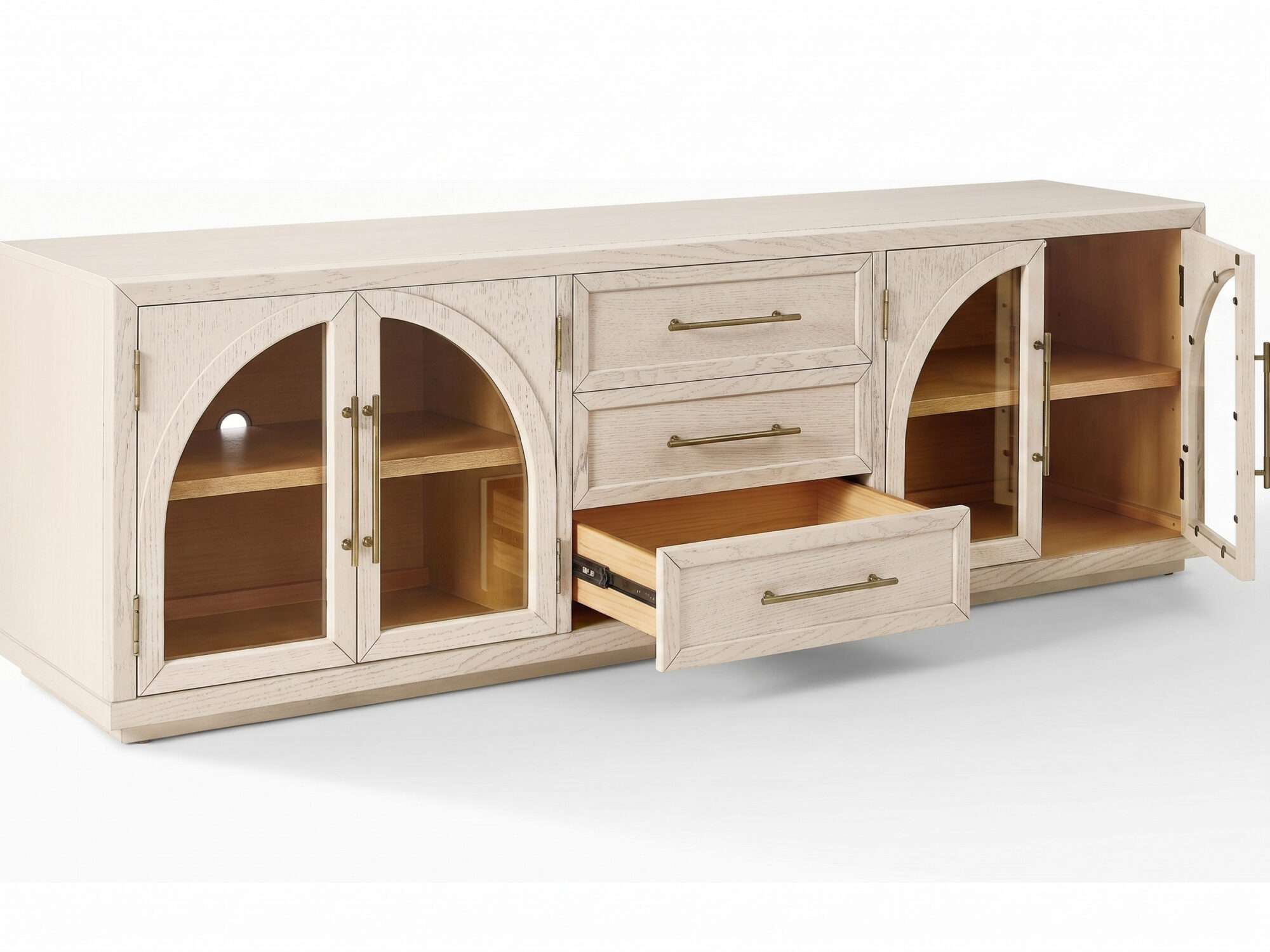 Valborg Solid Oak Media Console 相册图 #96 resized