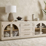 Valborg Solid Oak Media Console 相册图 #94 scene