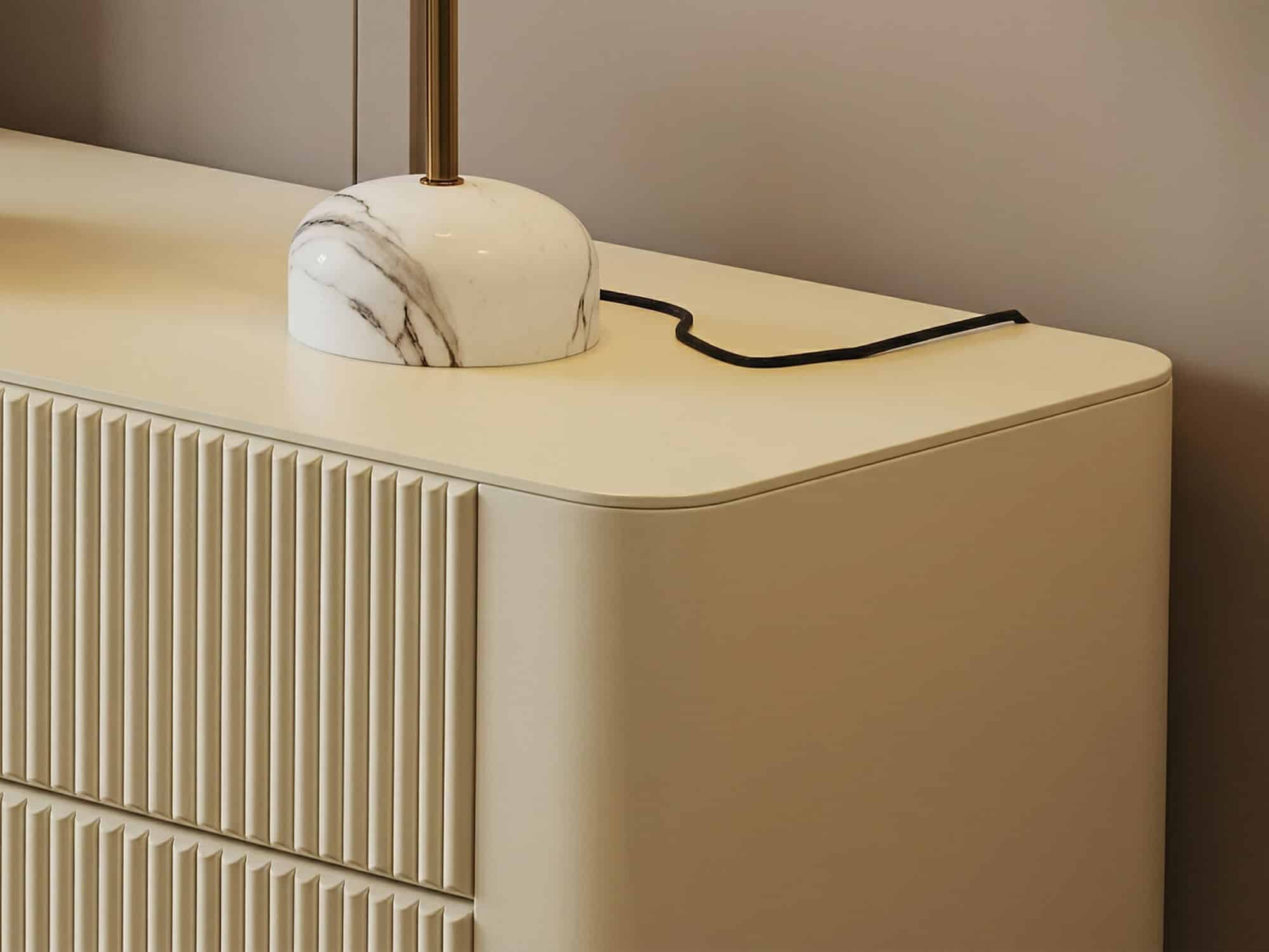 White Wood Shelves Cabinet Drawers Rectangle TV Stand - resized - 相册图 #8 White Wood Shelves Cabinet Drawers Rectangle TV Stand 相册图 #8 resized