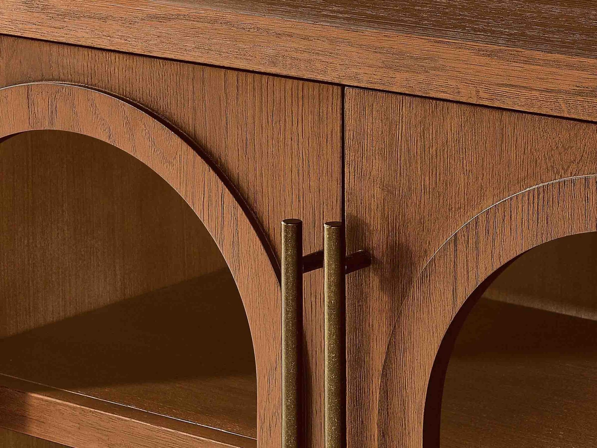 Lira Oak Media Console