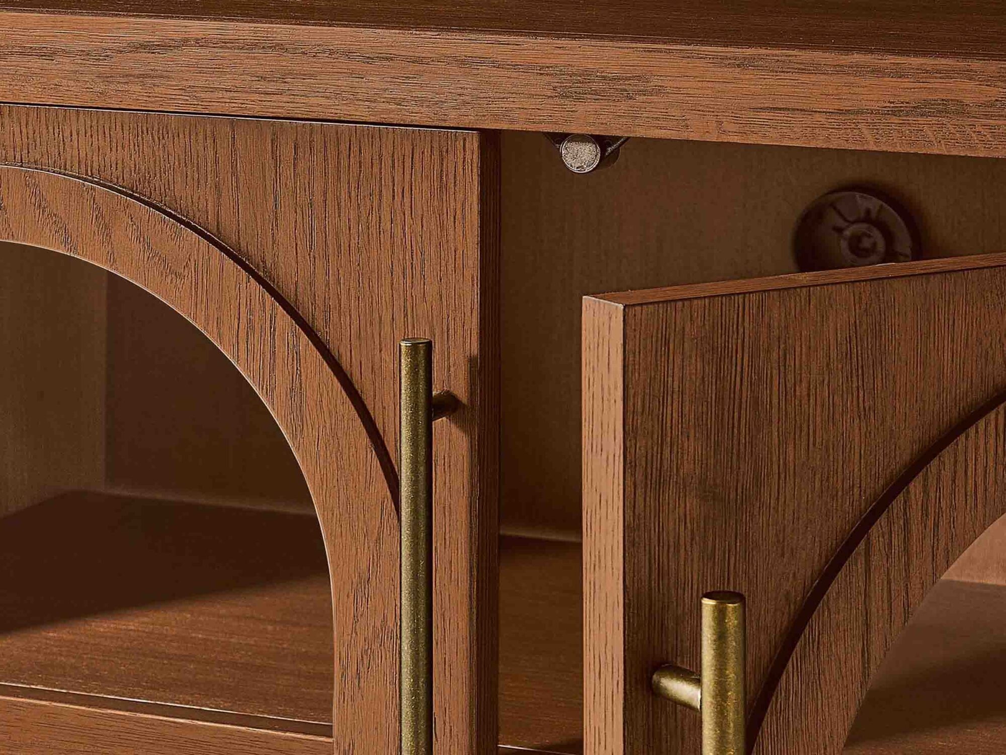 Lira Oak Media Console