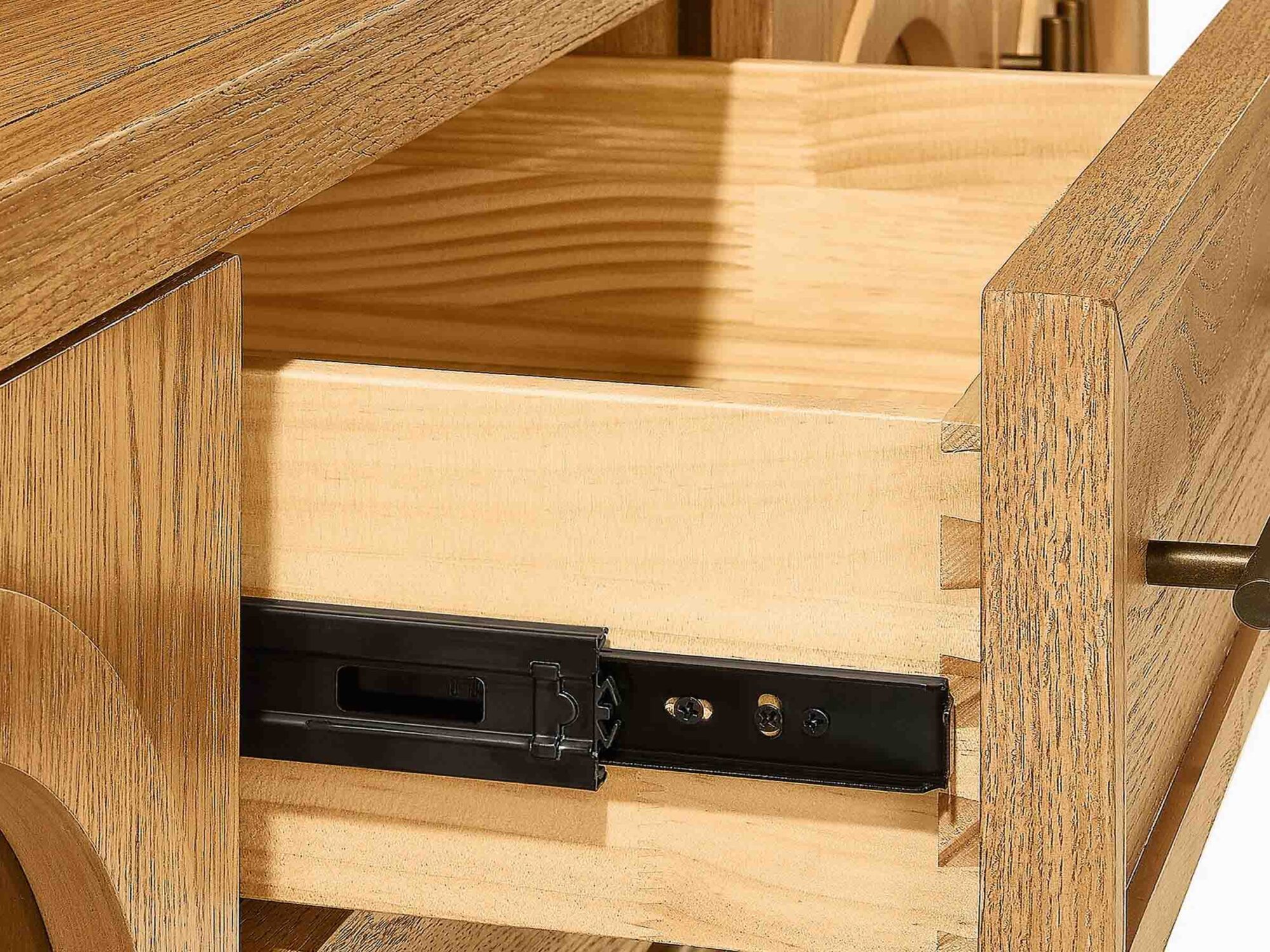 Lira Oak Media Console