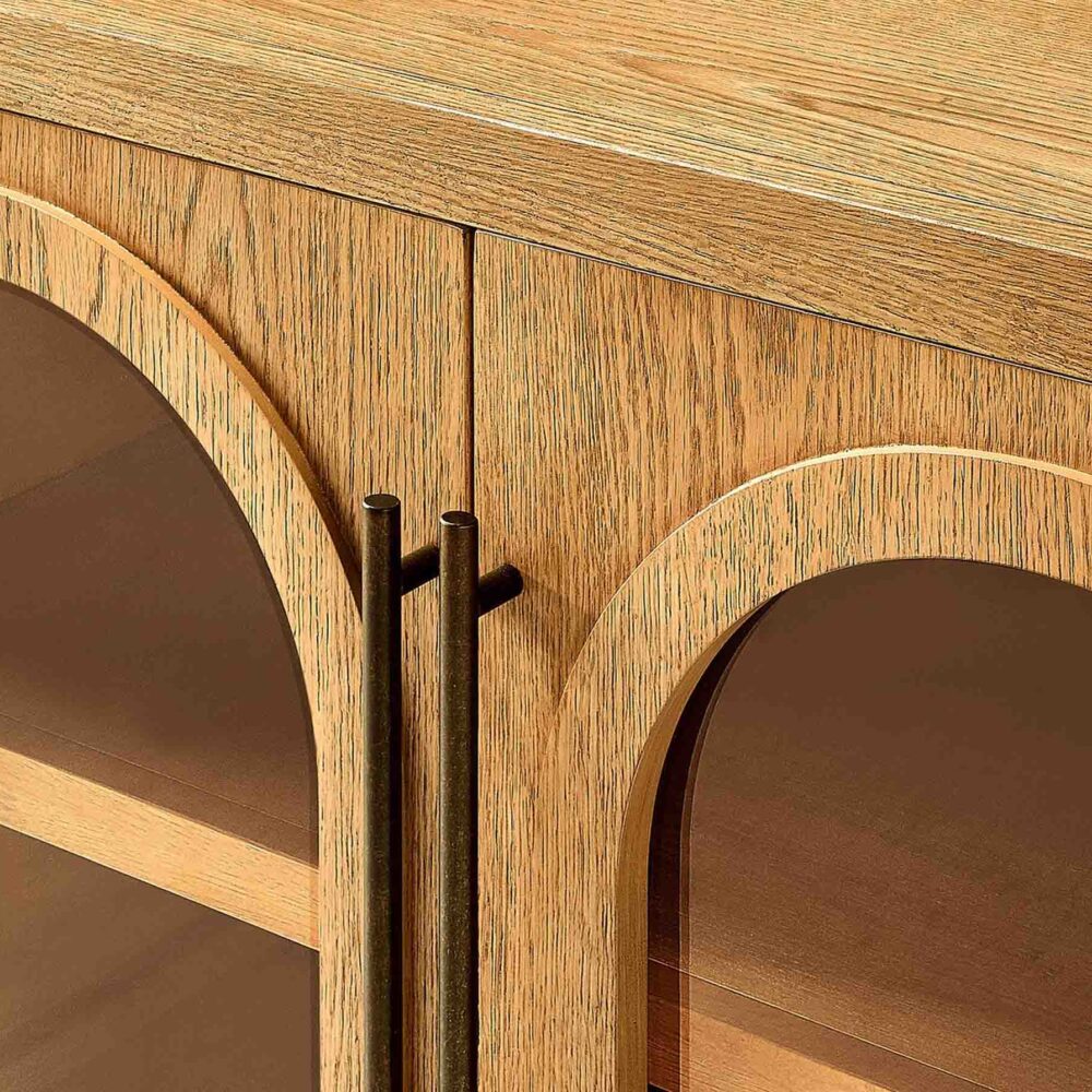 Lira Oak Media Console